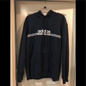 Adidas | Men’s Navy Hoodie with Pockets size M